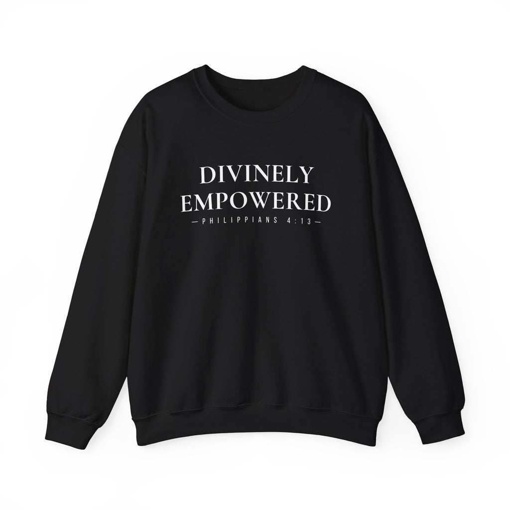 Divinely Empowered Philippians 4:13 Crewneck Sweatshirt